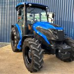 Front view of New Solis 90 Shuttle XL 4WD Tractor with Cab