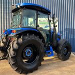 Side view of New Solis 90 Shuttle XL 4WD Tractor with Cab