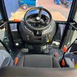Inside cab of New Solis 90 Shuttle XL 4WD Tractor with Cab