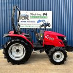 Side view of Used / Ex Demo TYM T395 4WD Compact Tractor on Agricultural Tyres