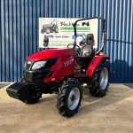 Front view of Used / Ex Demo TYM T395 4WD Compact Tractor on Agricultural Tyres
