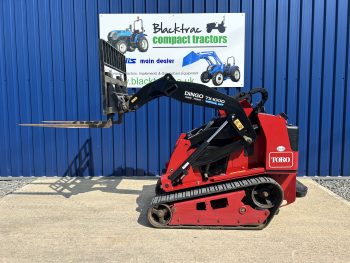 Toro TX1000 Dingo Wide Tracked Loader with Bucket & Pallet Forks