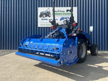 New Worldtrac 157 Heavy Duty Hydraulic Offset Flail Mower for Compact Tractor