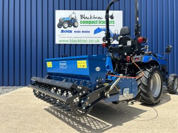 New Maple Heavy Duty 1.25m Stone Burier with Seeder Unit for Compact Tractor