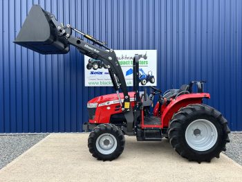 New & Unused Massey Ferguson 1755E 4WD Compact Tractor with Front Loader & Bucket