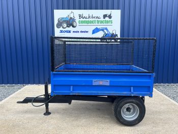 Oxdale 1.5 Tonne Dropside Tipping Trailer with Extension Mesh Sides