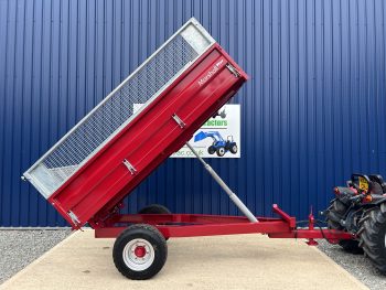 New Marshall Heavy Duty 4 Tonne Dropside Tipping Trailer with Extension Mesh Sides