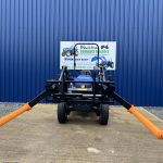 Front view of new Quicke Bale Roller / Handler on Euro Brackets