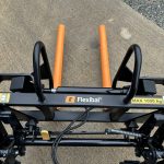 View from above of new Quicke Bale Roller / Handler on Euro Brackets