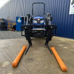 Front view of new Quicke Bale Roller / Handler on Euro Brackets