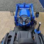 View of seat / control layout of Solis 26HST Compact Tractor with Loader and Hydraulic Grab Bucket