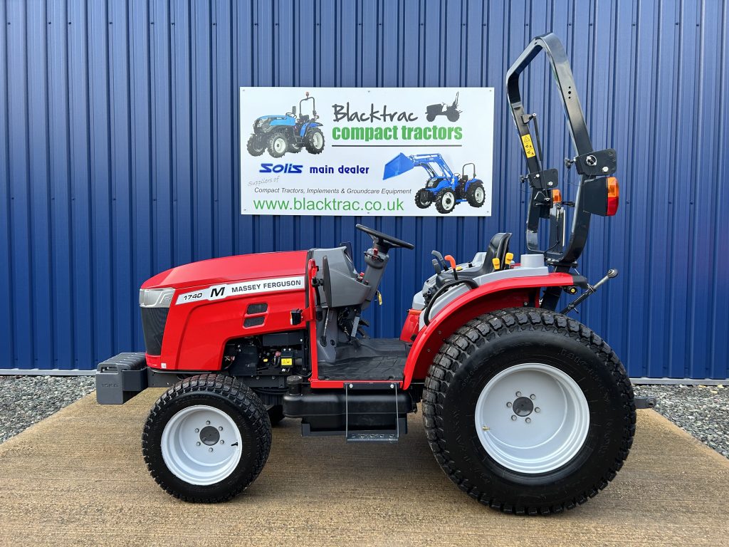 Side view of Massey Ferguson 1740M 4WD Compact Tractor