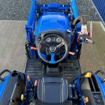 View of seating and control positions of new Solis 40 Shuttle 4WD Compact Tractor