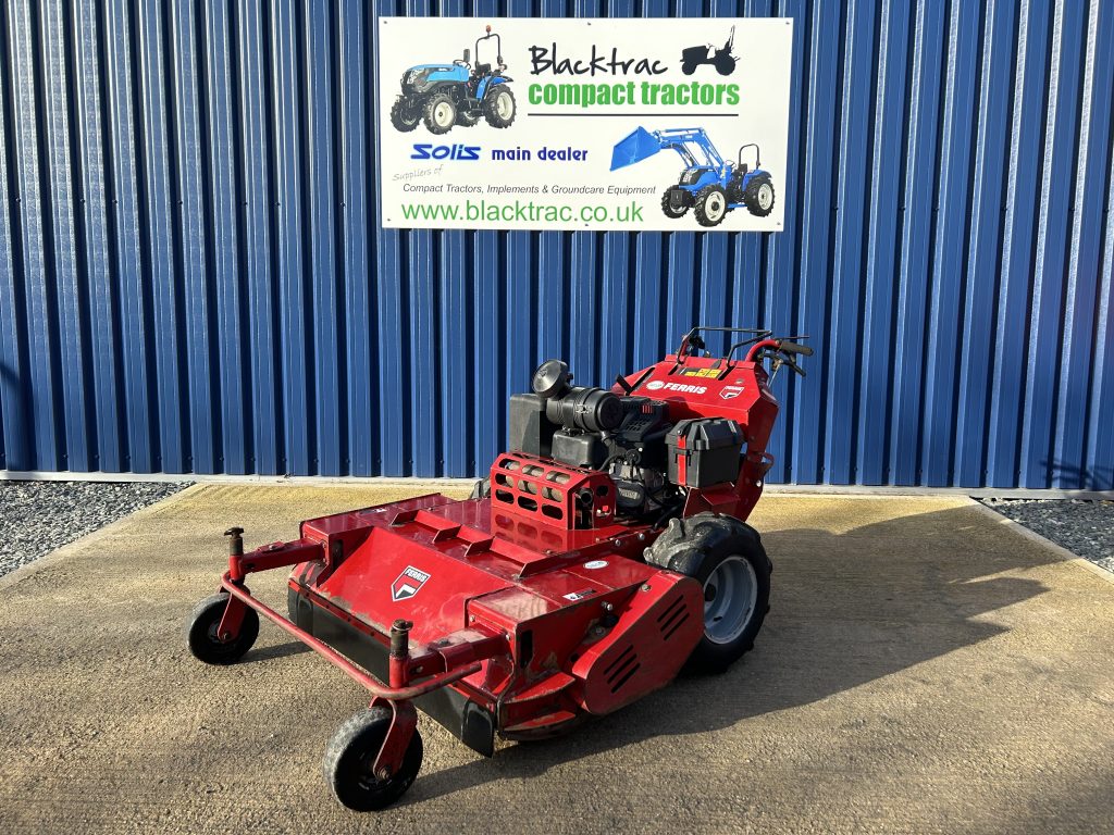 Front / side view of Toro Mid-Size 36" Pedestrian Commercial Flail Mower