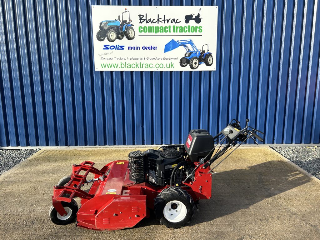 Side view of Toro Mid-Size 36" Pedestrian Commercial Flail Mower