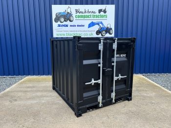 Front view of new 6ft Small Shipping Container