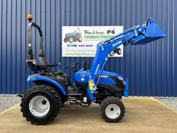 Ex Demo Solis 26 HST (Hydrostatic) 4WD Compact Tractor with Front Loader & 4:1 Bucket