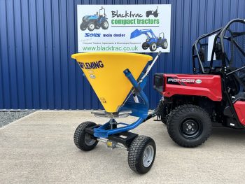 New Fleming Towable Fertiliser Spreader for Compact Tractor 220 Litres