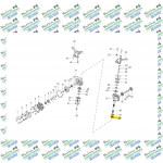 front axle taper roller bearing 2