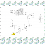 hydraulic hose strainer to pump 2