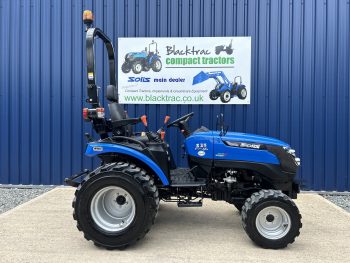 Used Solis 26 Shuttle 4WD Compact Tractor on Industrial Tyres