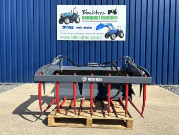 Used Front Loader Hydraulic Muck Grab on Euro Brackets