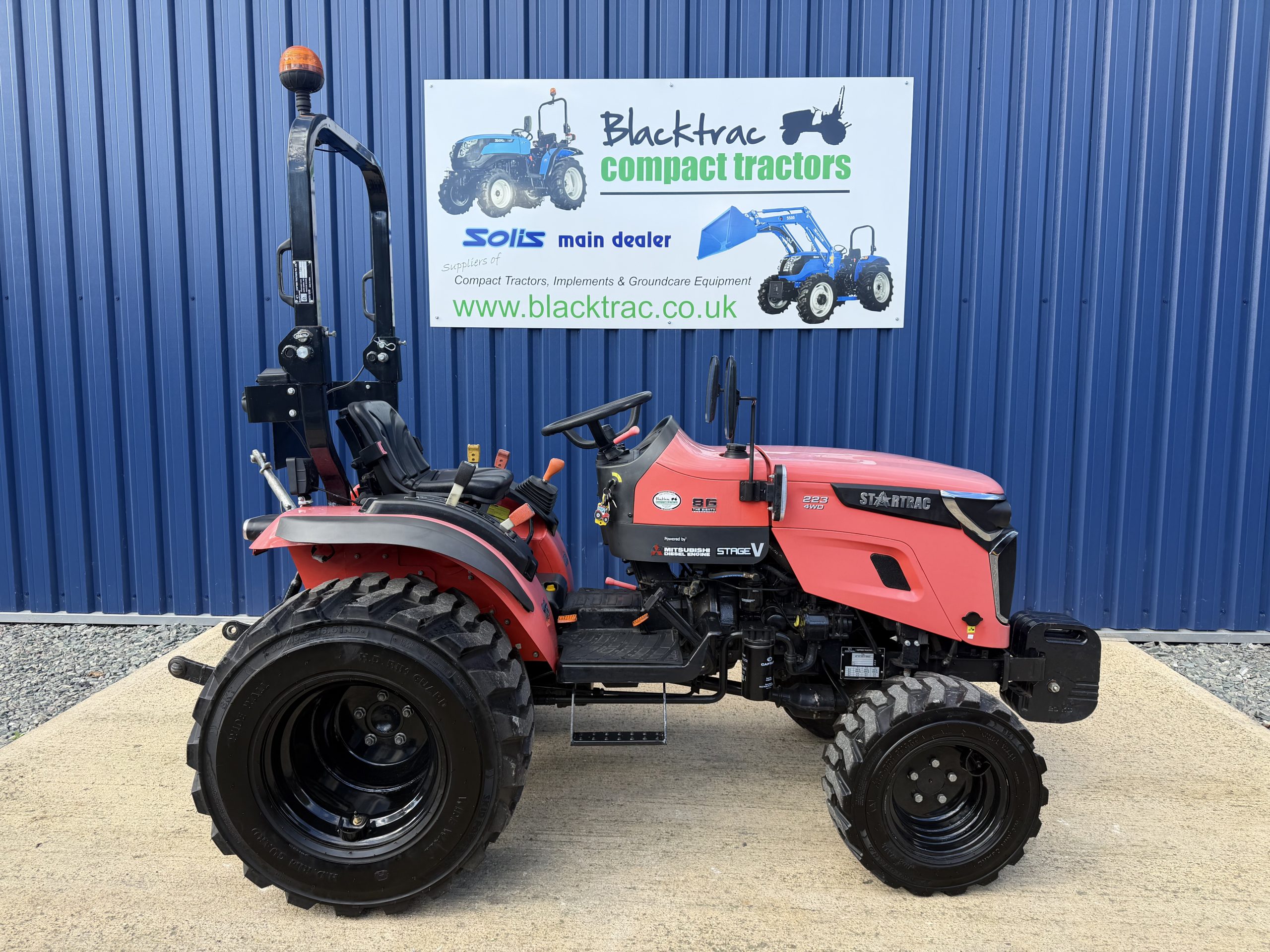 Small Trscctor Solis 26 Used Compact Tractor - Blacktrac Compact Tractors