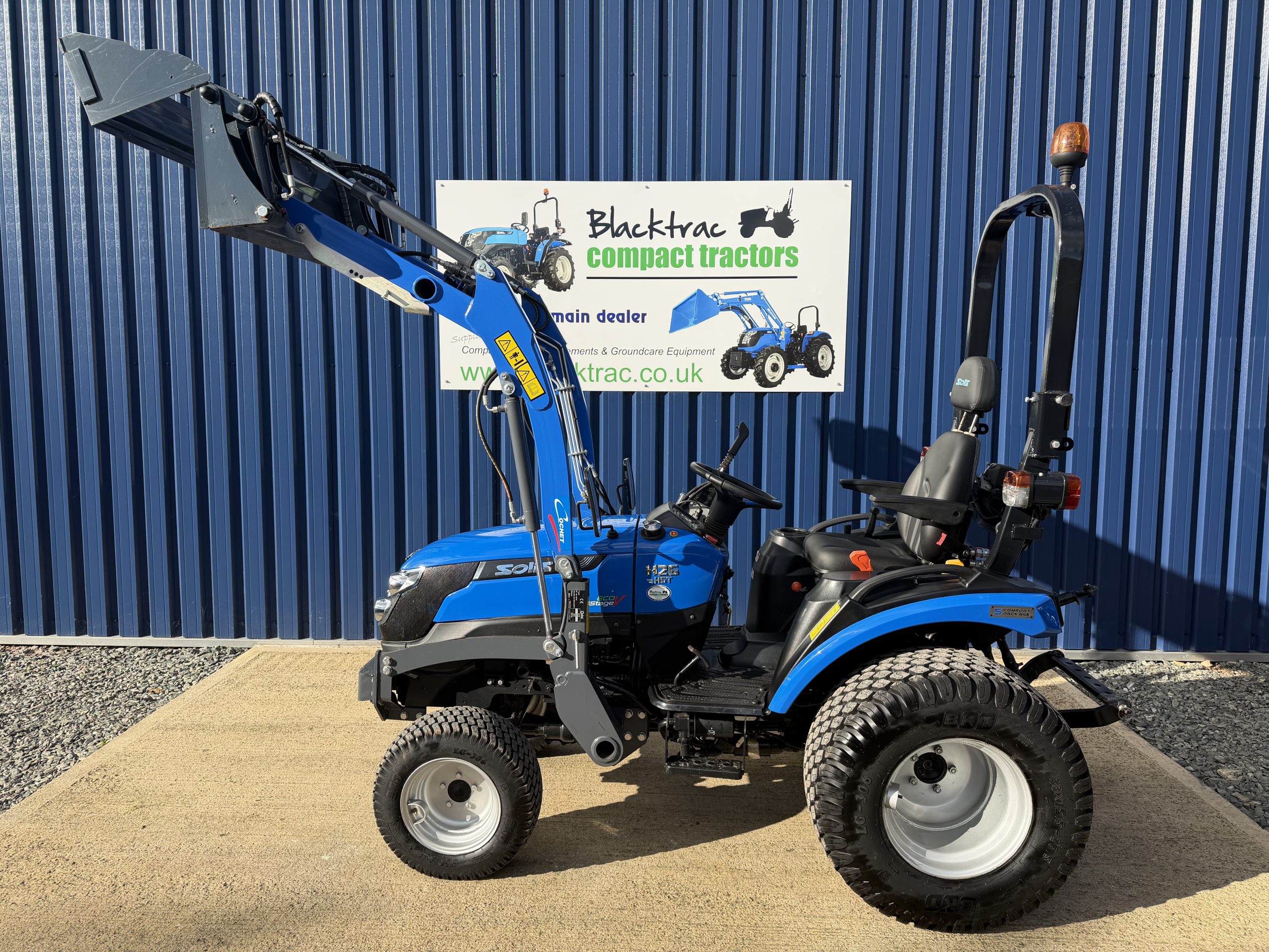 Used Solis 26 HST Compact Tractor with Loader - Blacktrac Compact Tractors